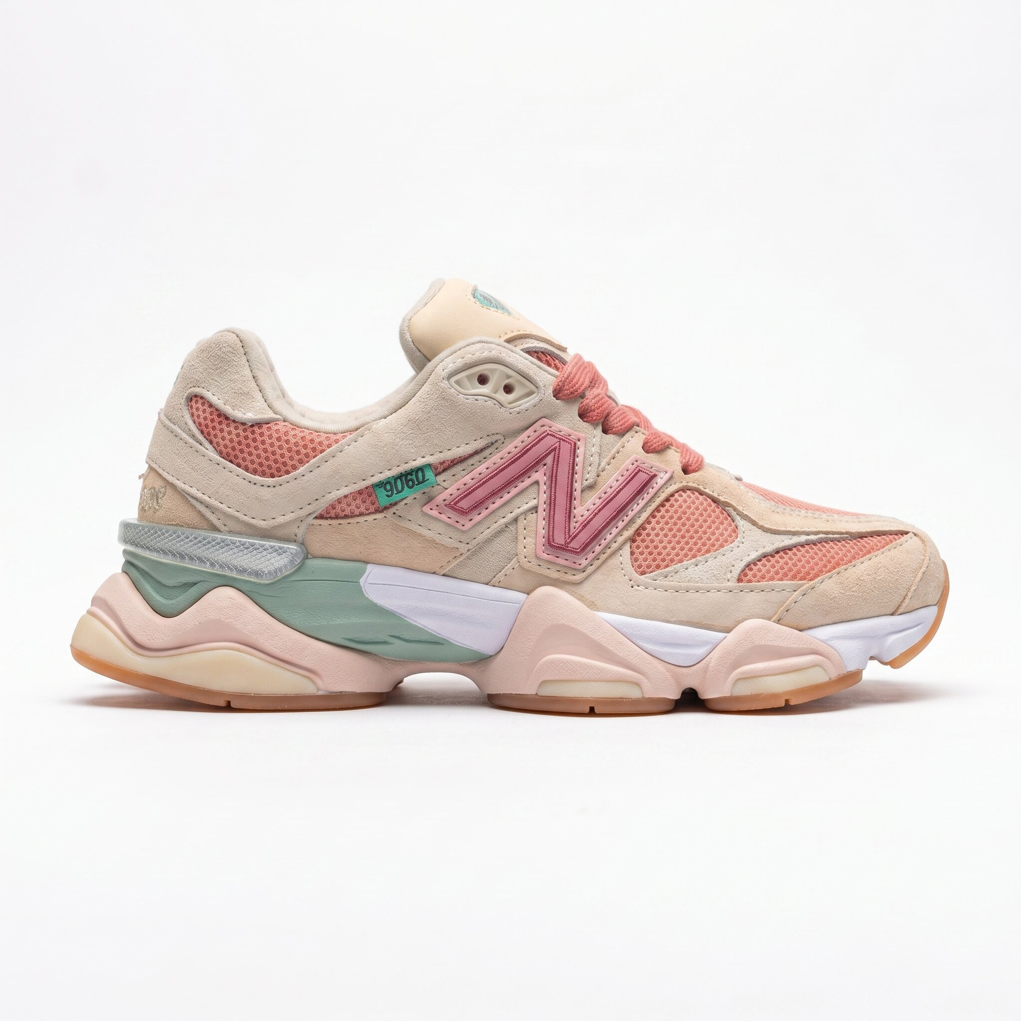 نیوبالانس 9060 کرم / بژ صورتی هلویی New Balance U9060JF1