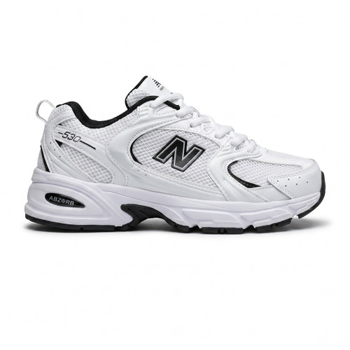 کفش نیوبالانس 530 سفید مشکی New Balance MR530EWB