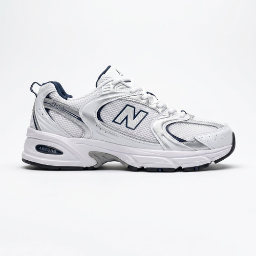 کفش نیوبالانس 530 سفید نقره ای سرمه ای New Balance MR530SG