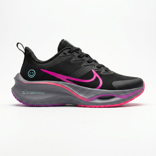نایک زوم ایکس مشکی سرخابی خاکستری Nike Zoom X Smiley