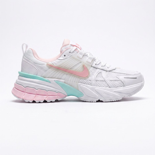 نایک وی تو کی ران سفید صورتی فیروزه ای Nike V2K Run