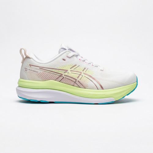 اسیکس ژل کایانو سفید لیمویی صورتی آبی ASICS GEL-KAYANO 33